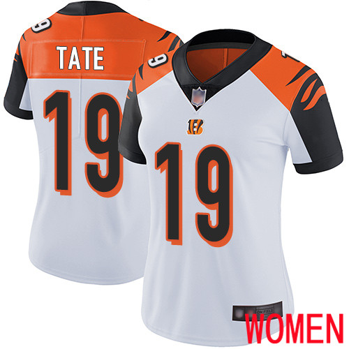 Cincinnati Bengals Limited White Women Auden Tate Road Jersey NFL Footballl #19 Vapor Untouchable